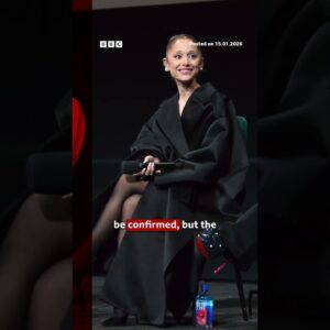 Ariana Grande and Jonathan Bailey are set to reunite on stage. #ArianaGrande #BBCNews