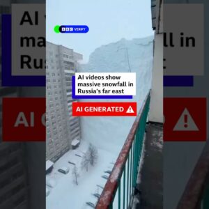 How can we tell these Russia snow videos are fake? #Russia #BBCNews