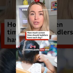 How much screen time should toddlers have? #ScreenTime #BBCNews