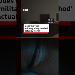 Can the ‘military sleep method’ help you fall asleep in two minutes? #Sleep #BBCNews