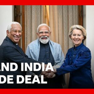 India and EU announce landmark trade deal | BBC News