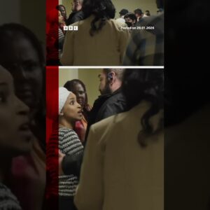 US Congresswoman Ilhan Omar attacked with unknown liquid during town hall in Minnesota. #BBCNews