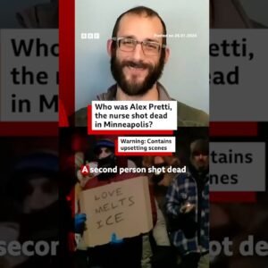 Who was Alex Pretti, the nurse shot dead in Minneapolis? #BBCNews