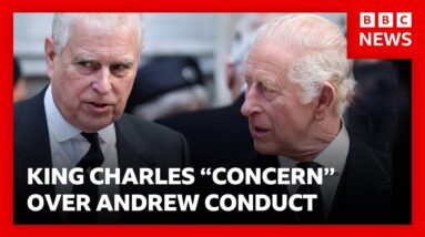 King Charles has “profound concern” over Andrew-Epstein allegations | BBC News