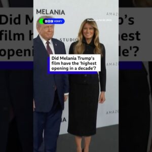 Did Melania Trump's film have the "highest opening in a decade"? #MelaniaTrump #BBCNews