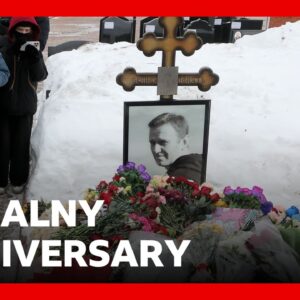 Calls for ‘justice’ on Alexei Navalny death anniversary | BBC News
