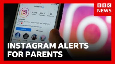 Instagram to alert parents if teens search for self-harm and suicide content | BBC News