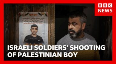Israeli soldiers shot a Palestinian boy and stood around as he bled to death, video shows | BBC News