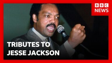 Global tributes to civil rights “giant” Jesse Jackson | BBC News