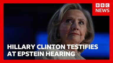 Hillary Clinton testifies at Jeffrey Epstein hearing | BBC News