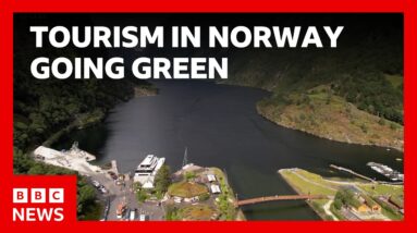 Is tourism in the Norwegian Fjords going green? | BBC News