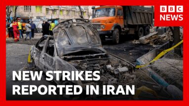 LIVE: New strikes reported in Iran | BBC News
