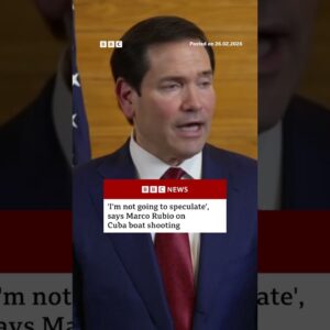 'I'm not going to speculate' on Cuba boat shooting, says Marco Rubio. #Cuba #US #BBCNews