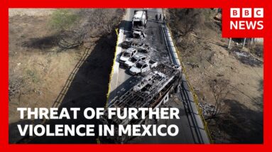 Threat of further violence in Mexico after drug lord killing | BBC News