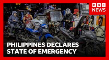 Philippines has '45 days of fuel left', declaring state of emergency from Iran war | BBC News