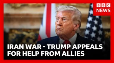 President Trump appeals to allies to help defend Strait of Hormuz from Iran’s attacks | BBC News