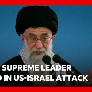 LIVE: Israel and Iran exchange fresh attacks after Iran's Supreme Leader Khamenei killed | BBC News