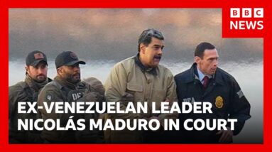 Ex-Venezuelan leader Nicolás Maduro seeks dismissal of narco-terrorism charges in court | BBC News