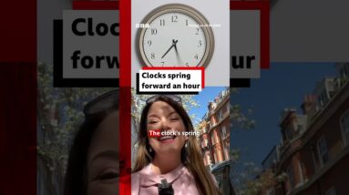 Clocks spring forward an hour for British Summer Time. #BBCNews