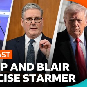 Donald Trump and Tony Blair weigh in on UK's Iran response | BBC Newscast