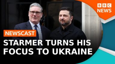 Starmer makes a deal with Zelensky, as Trump hits out at Europe | BBC Newscast