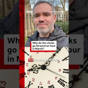 Why do the clocks go forward an hour in March? #BritishSummerTime #BBCNews
