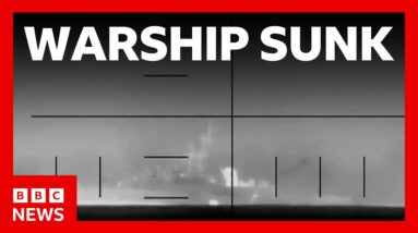 Iranian warship sunk on day five of US–Israel strikes | BBC News