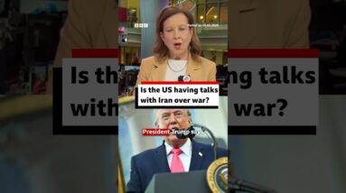 Is the US having talks with Iran over the war? #US #Iran #BBCNews