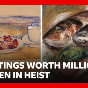 Italian heist sees thieves steal paintings worth millions | BBC News