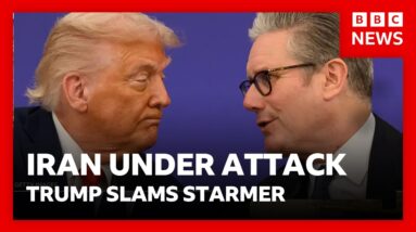 Iran under attack:  Trump slams Starmer as “no Churchill” over UK response to war | BBC News