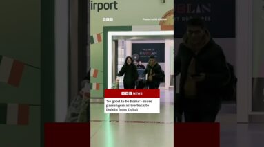 More passengers arrive back to Dublin from Dubai. #Dubai #BBCNews