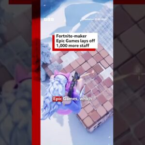 Fortnite-maker Epic Games lays off 1,000 more staff. #Fortnite #Gaming #BBCNews