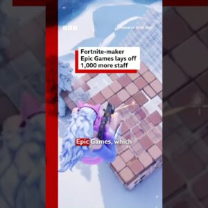 Fortnite-maker Epic Games lays off 1,000 more staff. #Fortnite #Gaming #BBCNews