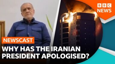 Iranian president apologises to Gulf nations, Trump vows to hit Iran 'very hard' | BBC Newscast