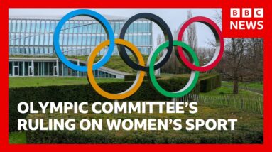 Olympic women's sport limited to biological females | BBC News