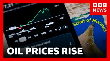 Oil prices rise and stocks sink as US-Israel war with Iran widens | BBC News