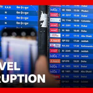 Flights cancelled as new travel warnings issued after US-Israeli strikes on Iran | BBC News