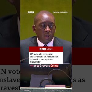 UN votes to recognise enslavement of Africans as 'gravest crime against humanity'. #Africa #BBCNews