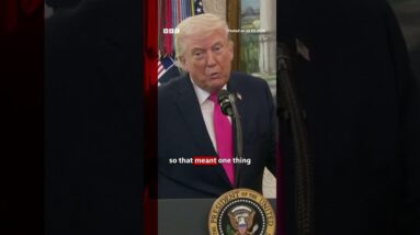 Trump says Iran gave US 'very big present'. #Iran #US #BBCNews