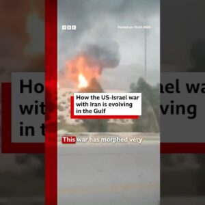 US-Israel war with Iran evolving in Gulf. #Iran #US #Qatar #BBCNews