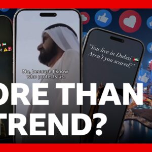 What’s REALLY behind identical posts from Dubai influencers? | BBC News