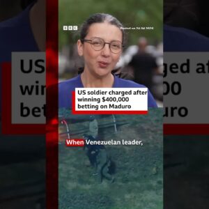 US soldier arrested after allegedly betting on the removal of Maduro. #Venezuela #US #BBCNews