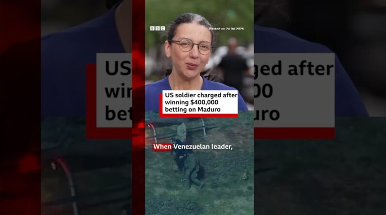 US soldier arrested after allegedly betting on the removal of Maduro. #Venezuela #US #BBCNews
