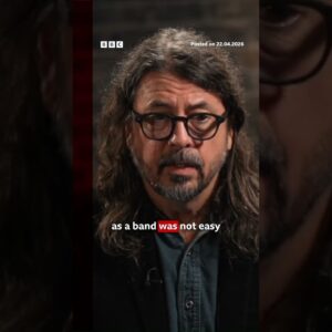 Dave Grohl says it was 'strange' continuing Foo Fighters without Taylor Hawkins. #BBCNews