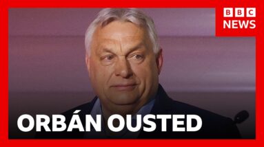 Hungary's PM Viktor Orbán concedes election to challenger Péter Magyar | BBC News