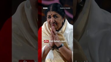 Crowds gather to pay respects to legendary Bollywood singer Asha Bhosle. #AshaBhosle #BBCNews