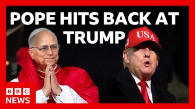 Pope Leo says he has 'no fear' of Donald Trump after scathing criticism | BBC News