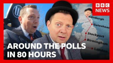 Around the polls in 80 hours: Inside Britain’s election battlegrounds | BBC News
