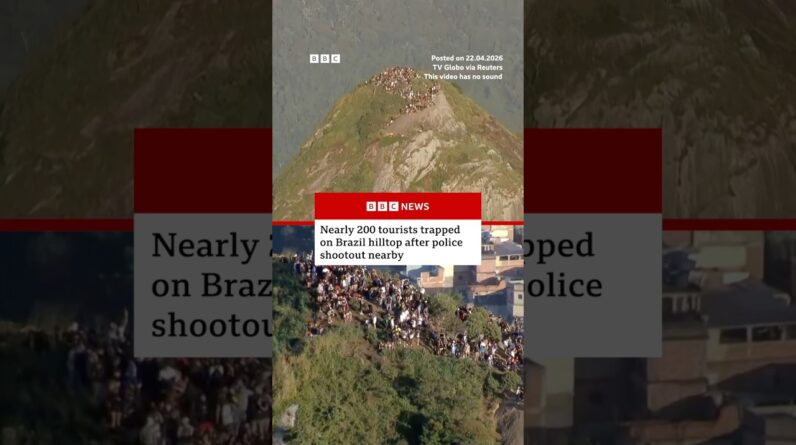 Nearly 200 tourists trapped on Brazil hilltop after police shootout nearby. #Brazil #BBCNews