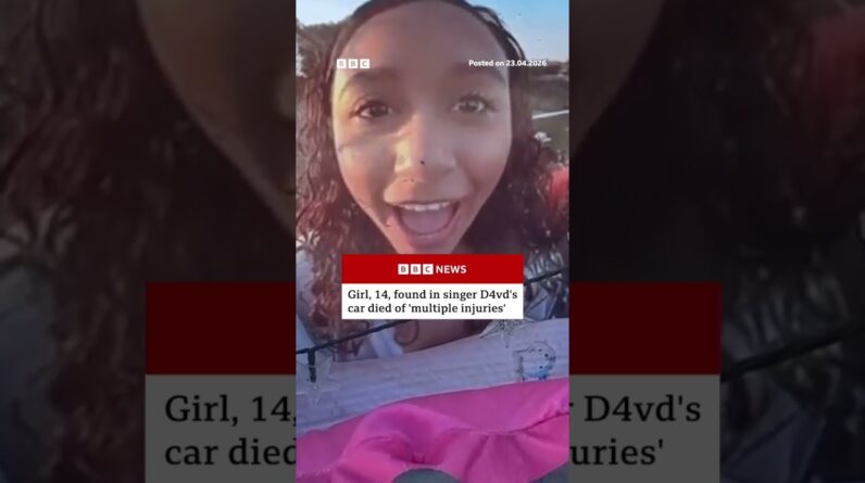 Celeste Rivas Hernandez was found dead in a Tesla registered to TikTok star D4vd. #D4vd #BBCNews